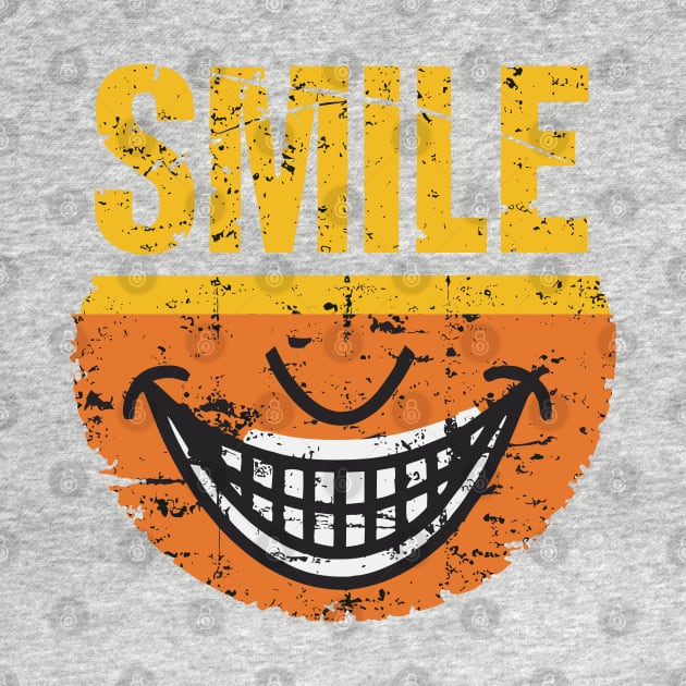 Funny Retro Smile Vintage Design by TF Brands